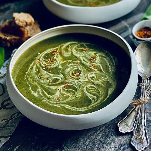 Luscious Wild Garlic and Nettle Soup