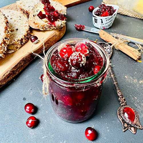 Cranberry Jam - 15 minute