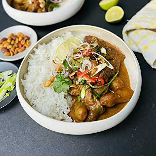 🍛Slow cooker beef Massaman curry