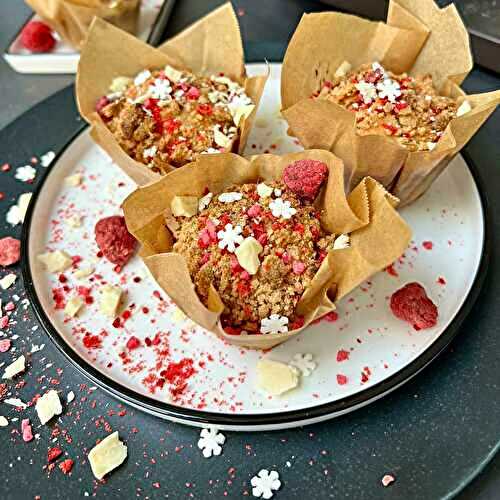 Easy White Chocolate Raspberry Muffins