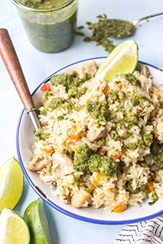 Instant Pot Latin Chicken and Rice