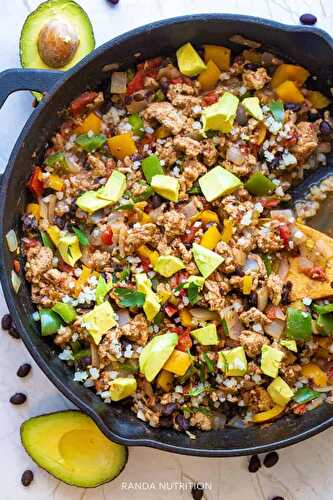 Turkey Taco Skillet