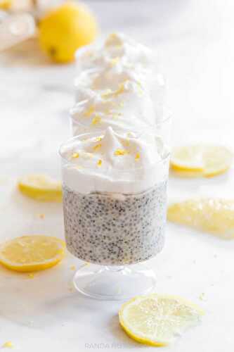 Lemon Poppyseed Chia Pudding
