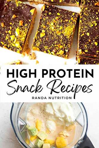 35+ High Protein Snacks to Keep Fuelled Between Meals | Randa Nutrition