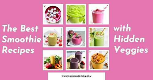 55 Smoothie Recipes with Vegetables | Randa Nutrition