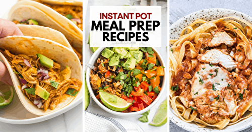 65 Instant Pot Meal Prep Recipes | Randa Nutrition
