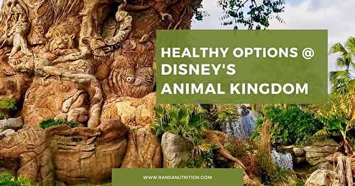 Healthy Food Options at Animal Kingdom | Randa Nutrition