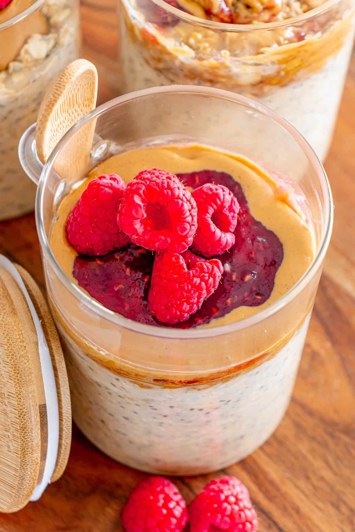 PB&J Overnight Oats