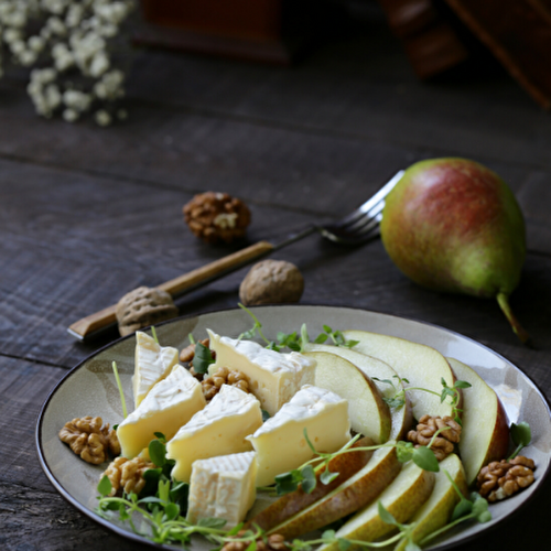 Pears with cream cheese