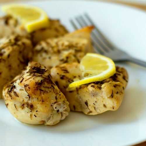 Baked lemon chicken