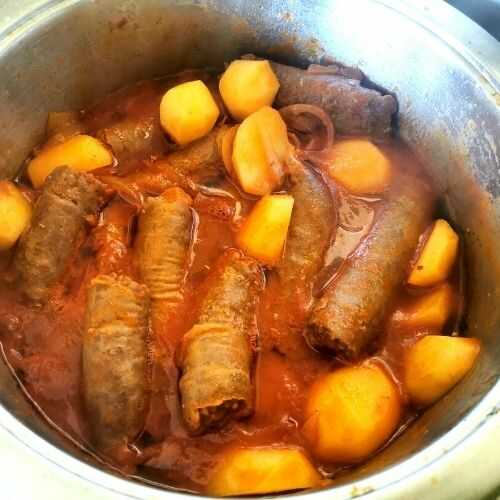 Potato and Sausage Dish