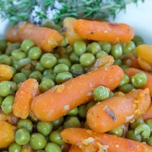 Baby Carrots and Peas