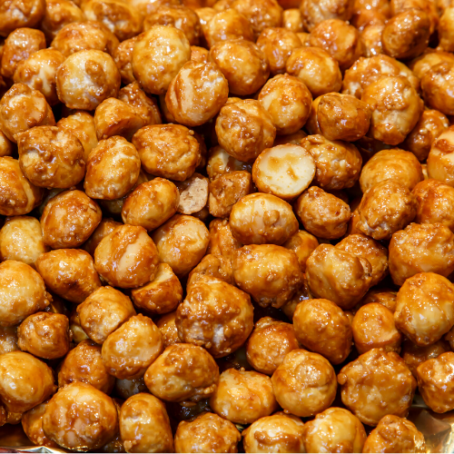 Caramel Coated Macadamia Nuts
