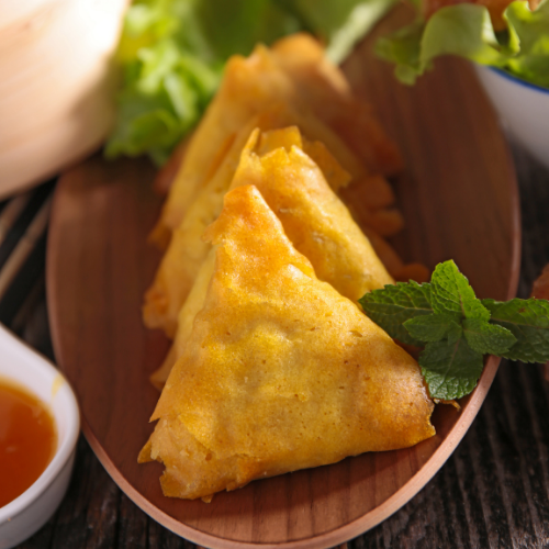Curry Chicken Samosa