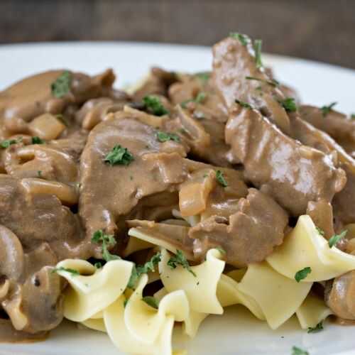 Beef Stroganoff