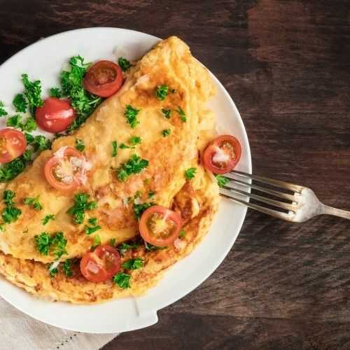 Egg Omelette with Cheese