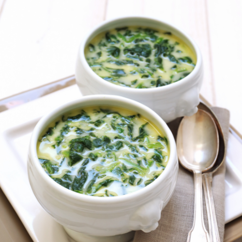 Creamed spinach