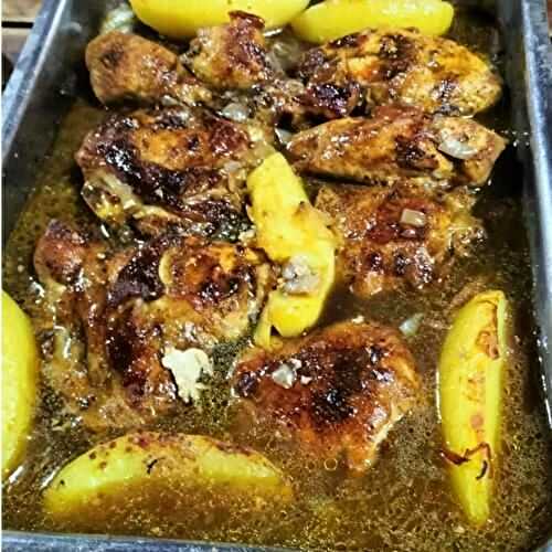 Grilled Chicken with Potatoes