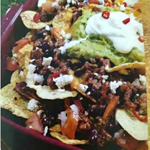 Loaded Nachos with beans