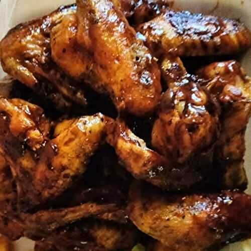Sweet and Savory Sticky Chicken Wings