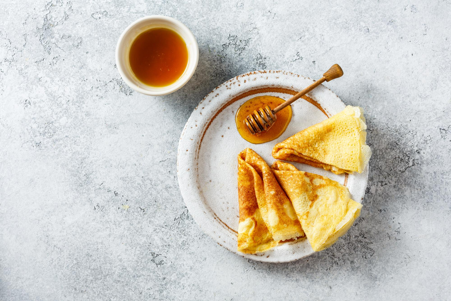 Vanilla and Honey Crêpes