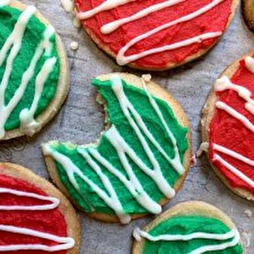 Colorful Keto Christmas Cookies 