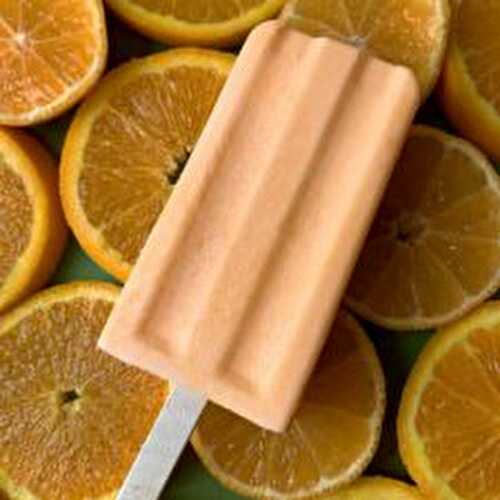 Easy Freezy Orange Creamsicles