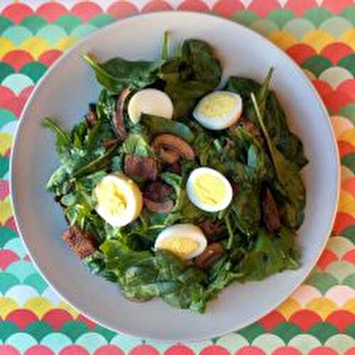 Keto Spinach Salad 