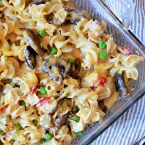 Keto Tuna Casserole {with Real Noodles!}