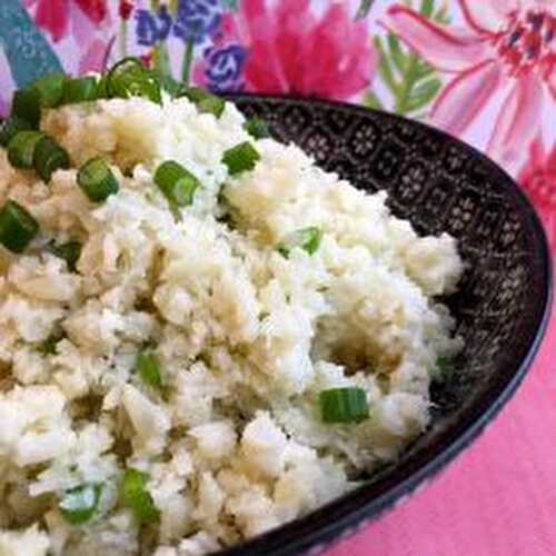 Low Carb Keto Coconut Cauliflower Rice