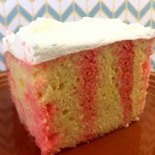 Low Carb Keto Strawberry Poke Cake