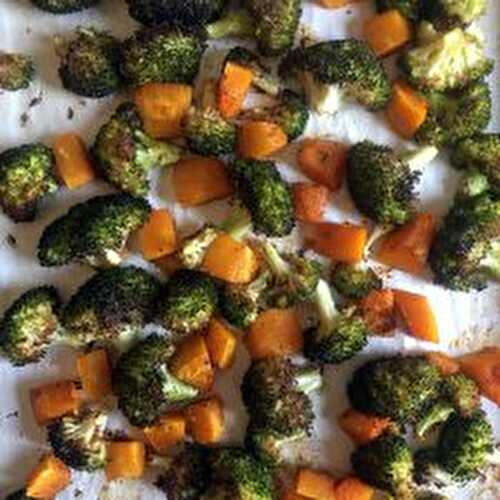 Roasted Broccoli and Butternut Squash