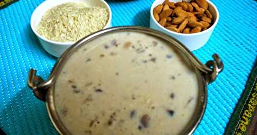 CHICKOO - ALMOND KHEER !!!!
