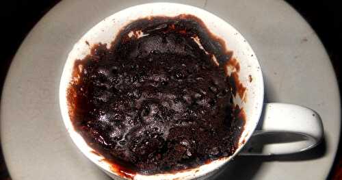 CHOCOLATE BROWNIE IN A MUG JUST 2 MINS IN M/W !!!!!!!