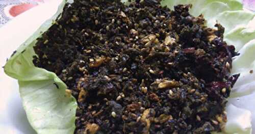 CRACKLING SPINACH !!!!!!