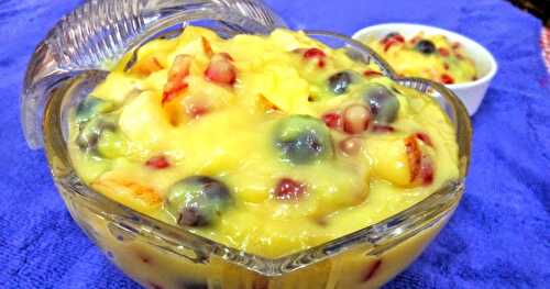 CUSTARD MILK FRUIT SALAD !!!!!