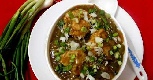 GOBHI MANCHURIAN GRAVY !!!!!!!