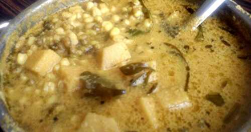 MOOGA GHASHI/ GREEN GRAM IN COCONUT GRAVY !!!!