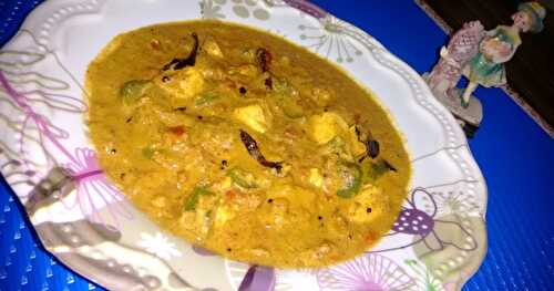 PANEER - CAPSICUM KURMA !!!!!!