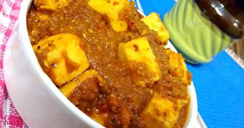 PANEER MASALA !!!!!!!