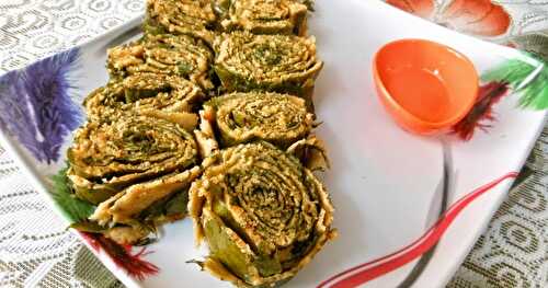 PATHRODE - 2 / STEAMED COLACASSIA LEAF ROLLS - 2 !!!!!