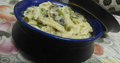 PENNE PASTA  IN WHITE SAUCE !!!!!!