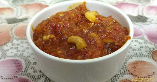 RED BELL PEPPER HALWA !!!!