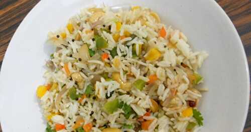 TRICOLOURED  CAPSICUM RICE !!!!