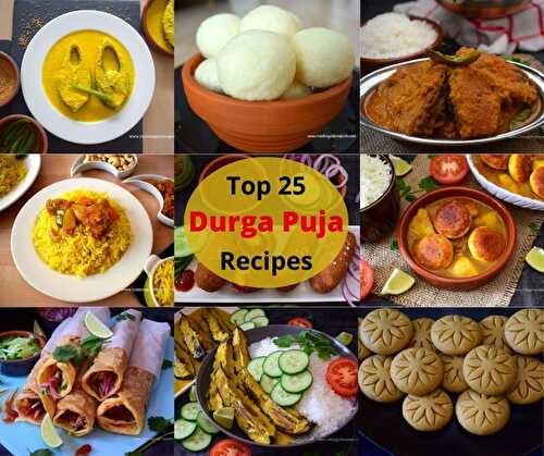 25 must have dishes in durga puja | Durga puja food | Popular durga puja recipes - Rumki's Golden Spoon