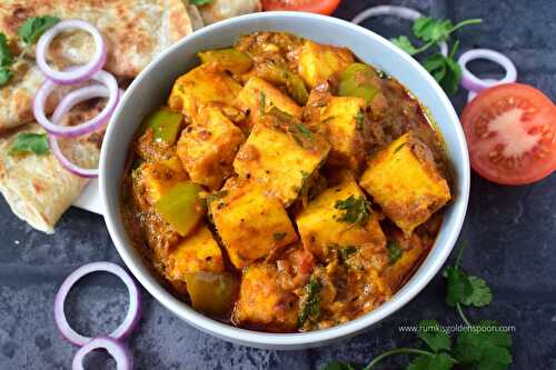 Achari paneer recipe | Achari paneer masala | How to make achari paneer - Rumki's Golden Spoon