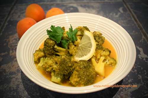 Broccoli with Apricot & English Mustard - Rumki's Golden Spoon