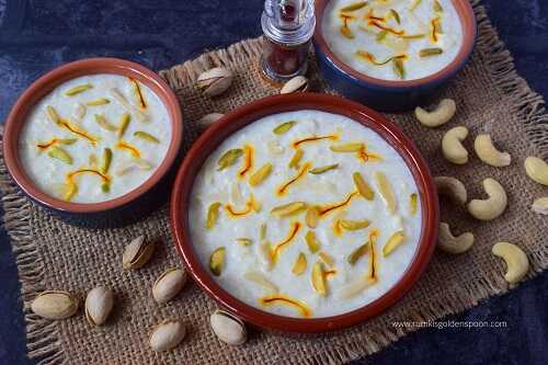 Chanar payesh | Chenna payesh | Bengali style cottage cheese milk pudding - Rumki's Golden Spoon