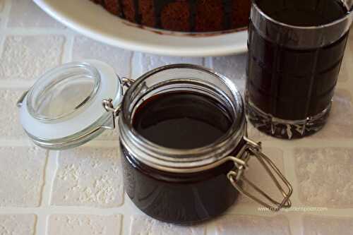 Chocolate syrup recipe | Homemade chocolate syrup | Recipe of chocolate syrup - Rumki's Golden Spoon