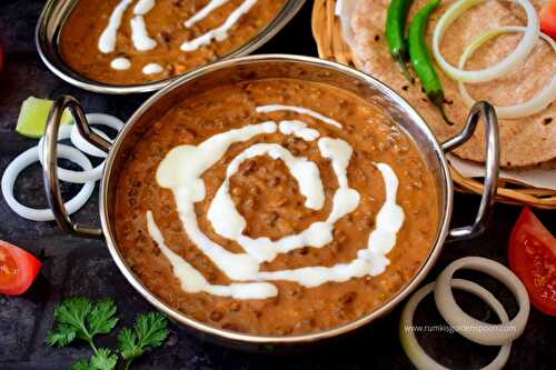 Dal makhani ki recipe | Punjabi dal makhani recipe | How to make dal makhani - Rumki's Golden Spoon